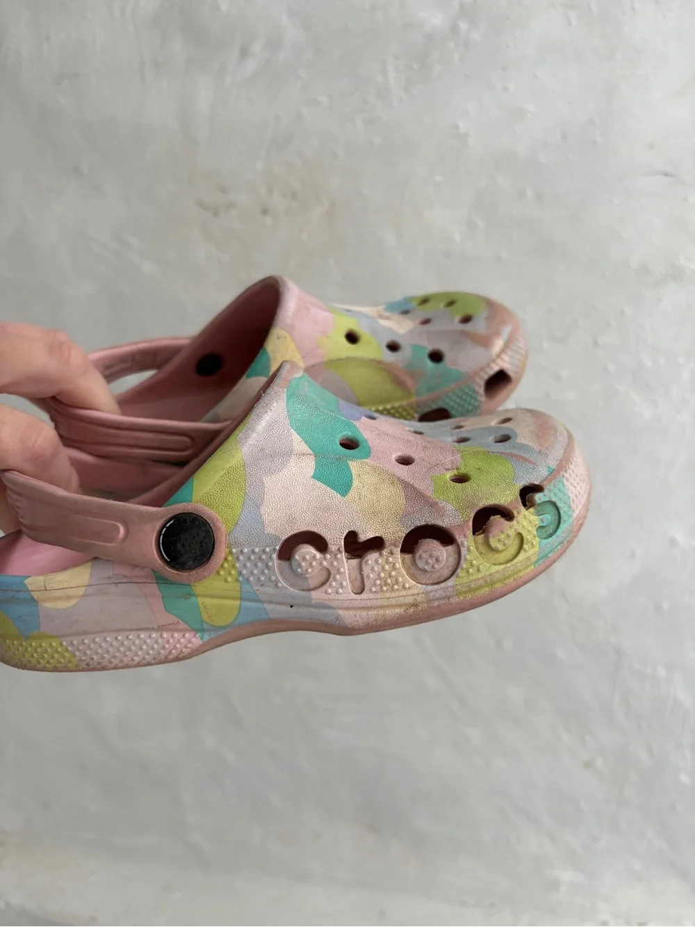 Crocs Kids' Baya Patel Clouds Slip-On Clogs
